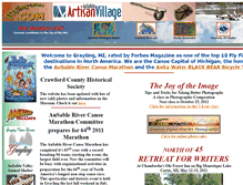 Tablet Screenshot of grayling-area.com